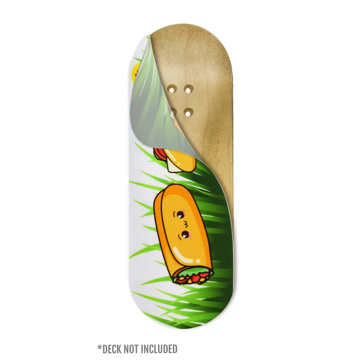 Teak Tuning "Happy Tacos" Deck Graphic Wrap - 35mm x 110mm