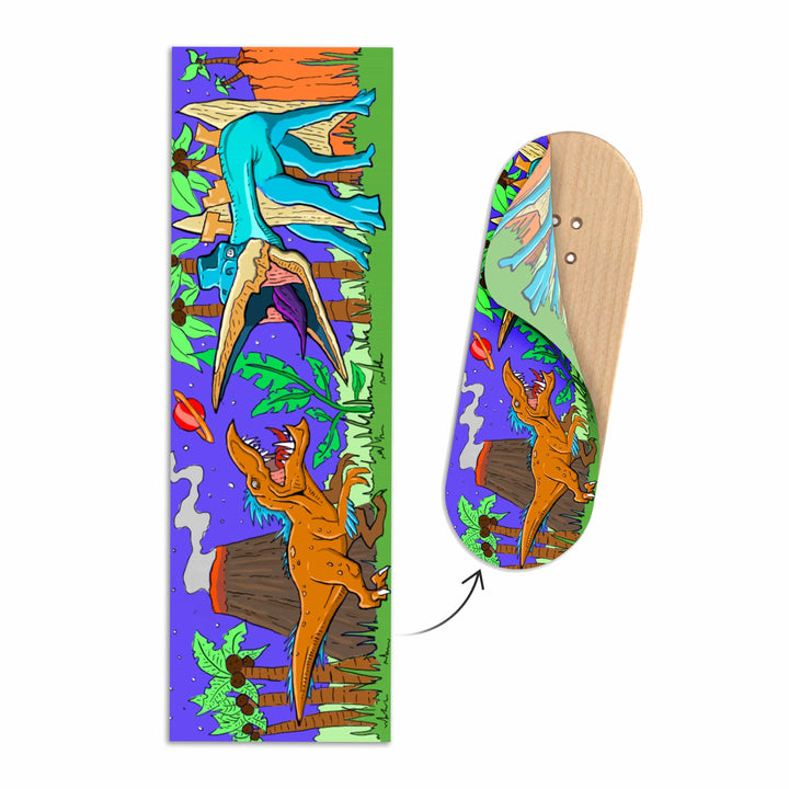 Teak Tuning "Chilla'Saurus" Deck Graphic Wrap - 35mm x 110mm
