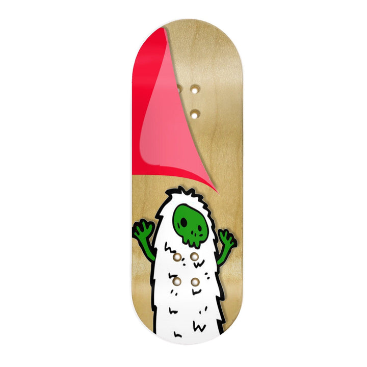 Teak Tuning Limited Edition "Christmas Yeti" Deck Graphic Christmas Wrap (Transparent Background) - 35mm x 110mm