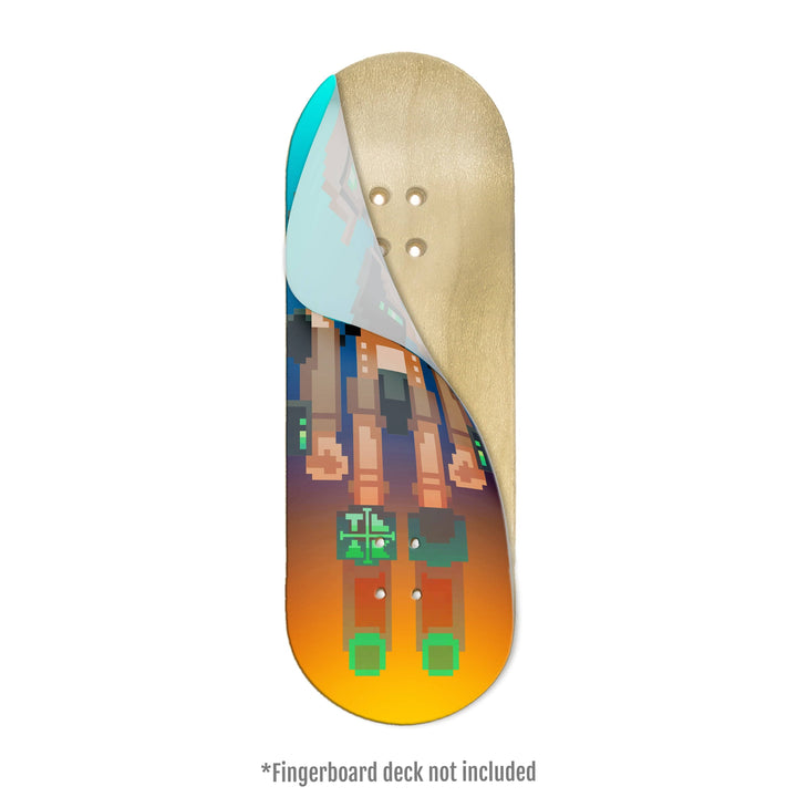 Teak Tuning "Teaktron" Artist Collaboration Deck Graphic Wrap - 35mm x 110mm