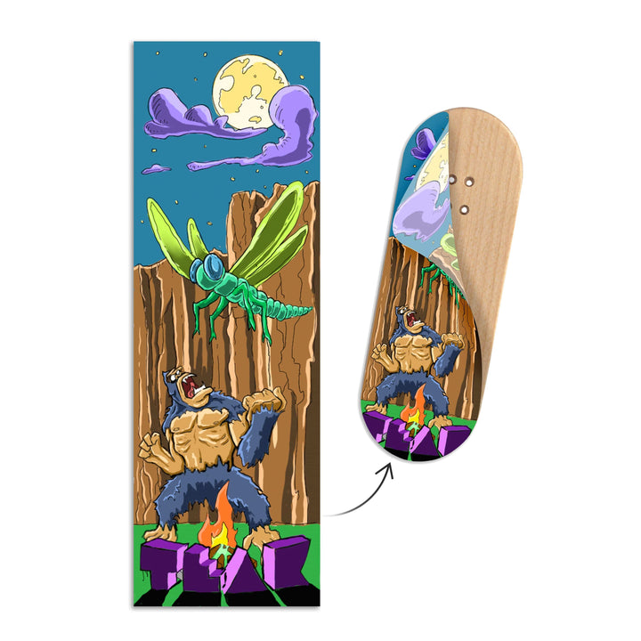 Teak Tuning "Angry Ape" Deck Graphic Wrap - 35mm x 106mm