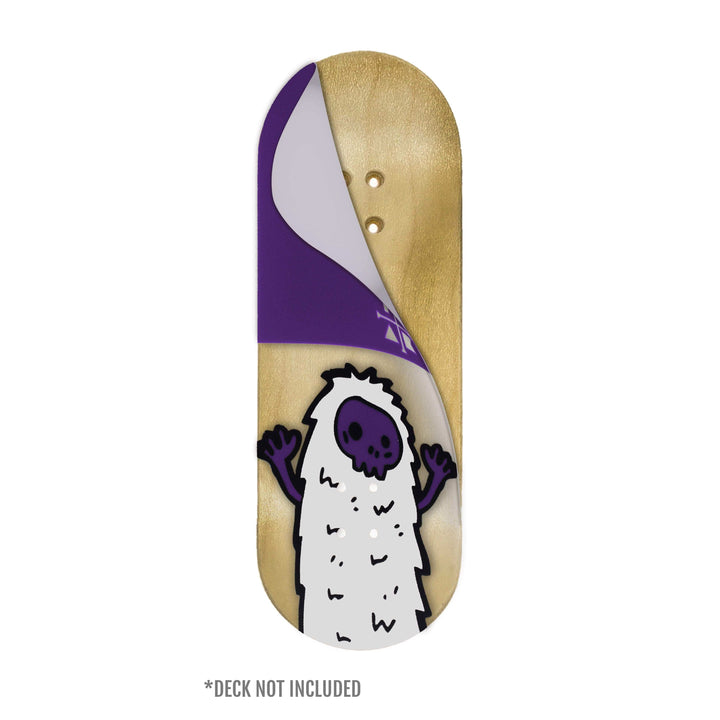 Teak Tuning "Purple Yeti" Deck Graphic Wrap (Transparent Background) - 35mm x 110mm