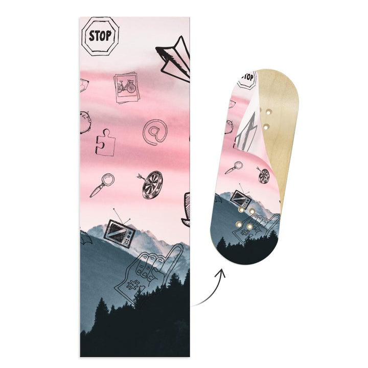 Teak Tuning "Elliott Vair" Teak Team Rider Collaboration Deck Graphic Wrap - 35mm x 110mm