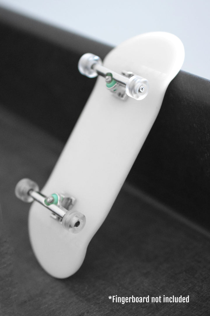 Teak Tuning Fingerboard Apex Wheels, "Diamond" - New Street Style, 77D - ABEC-9 Stealth Bearings