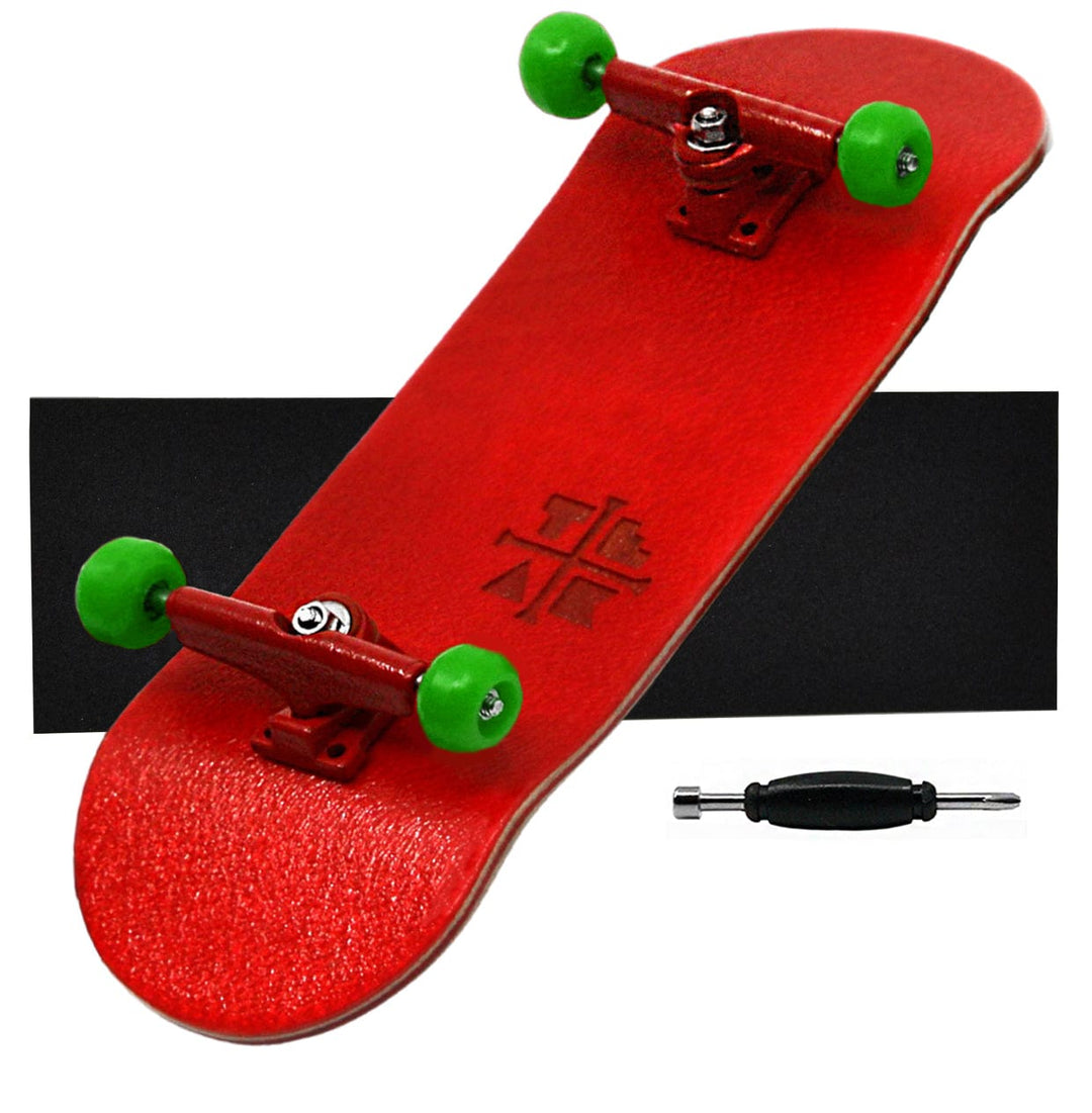 Teak Tuning PROlific 32mm Complete - "Watermelon" - With Lock Nuts, Bubble Bushings, Spacer Trucks