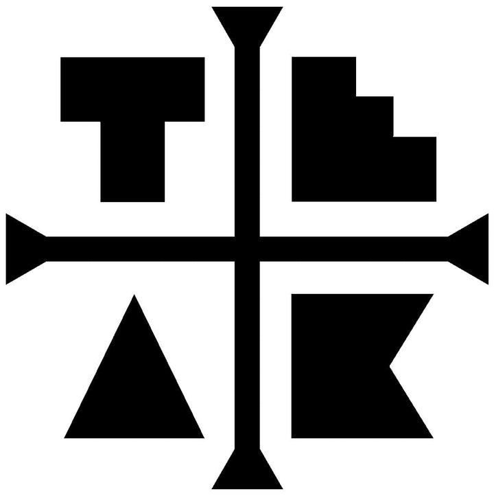 Teak Tuning Large Teak Logo Sticker (8" Large) Matte Black
