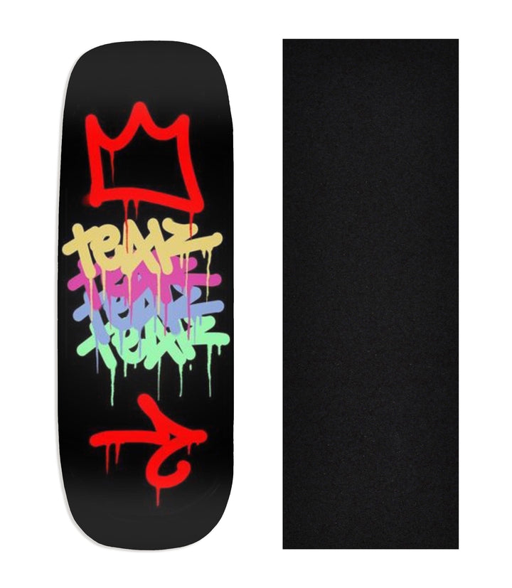 Teak Tuning Heat Transfer Graphic Wooden Fingerboard Deck, @dollhouse.fb - Entry #140