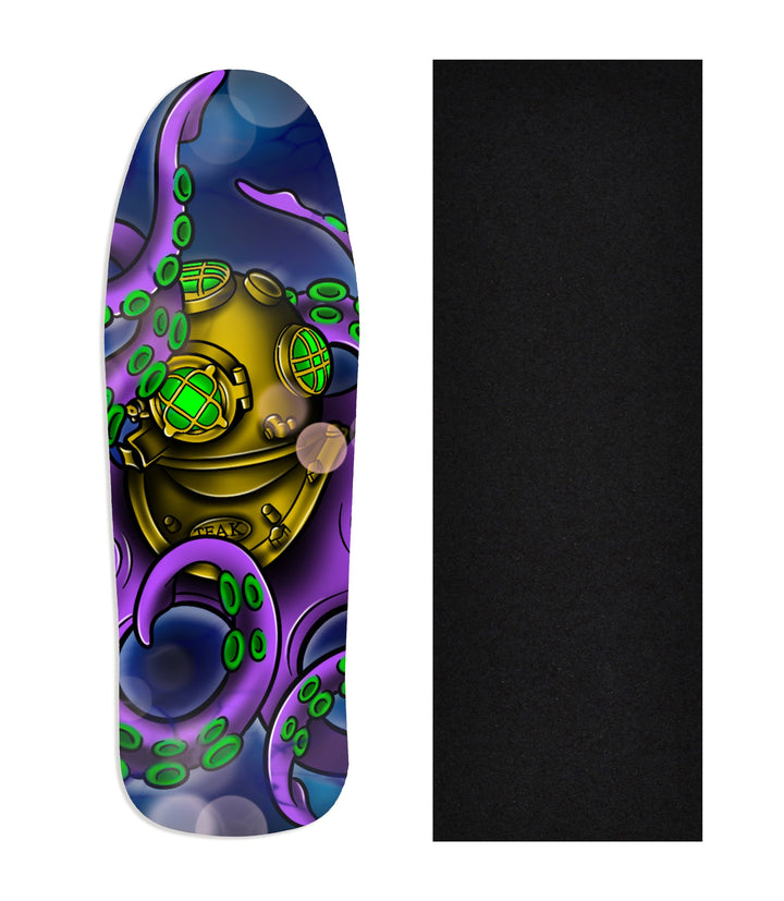 Teak Tuning Heat Transfer Graphic Wooden Fingerboard Deck, @solemn.fb - Entry#51 Carlsbad Cruiser Deck