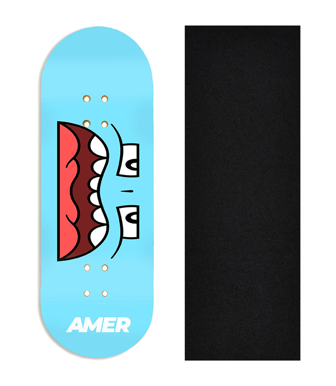 Teak Tuning Heat Transfer Graphic Wooden Fingerboard Deck, Amer - Entry#52 32mm Deck