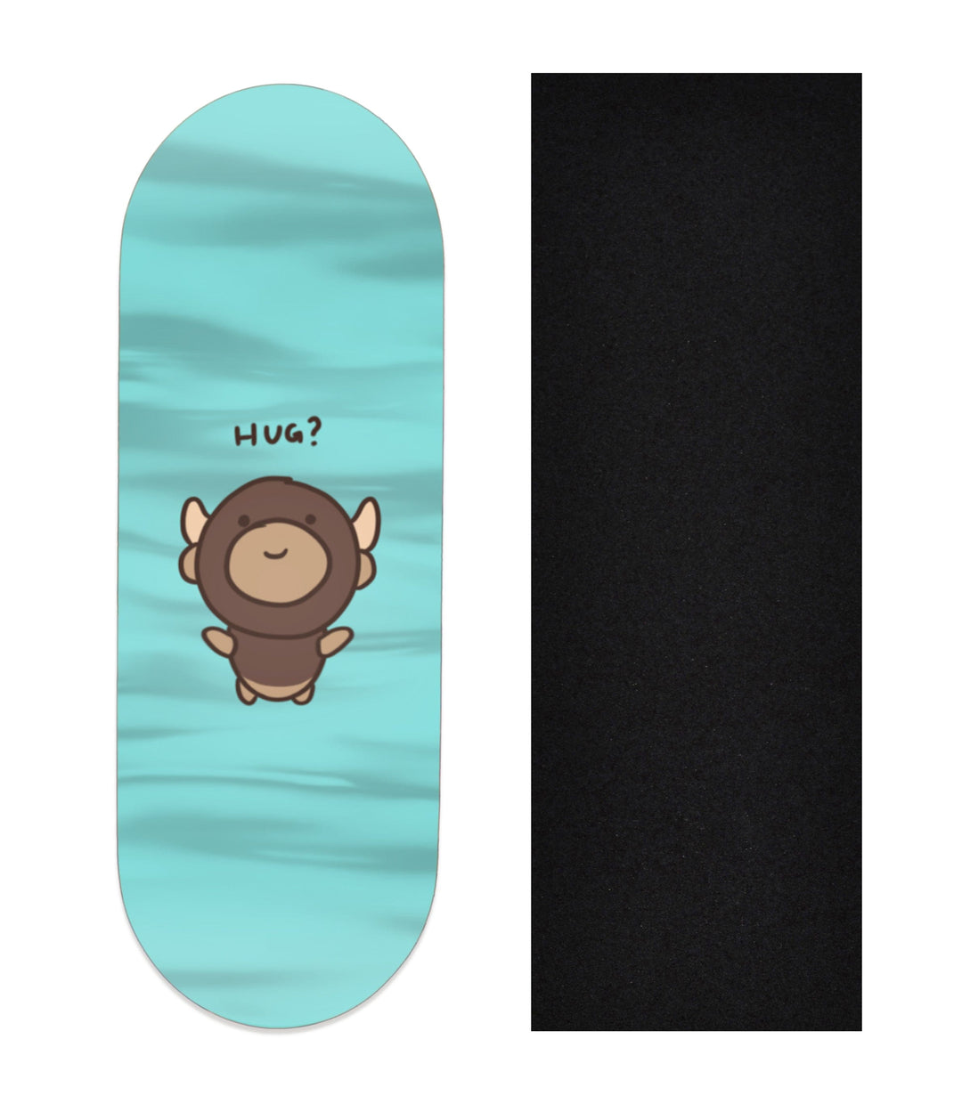 Teak Tuning Heat Transfer Graphic Wooden Fingerboard Deck, "@trumanlum - Entry 129" 32mm Deck