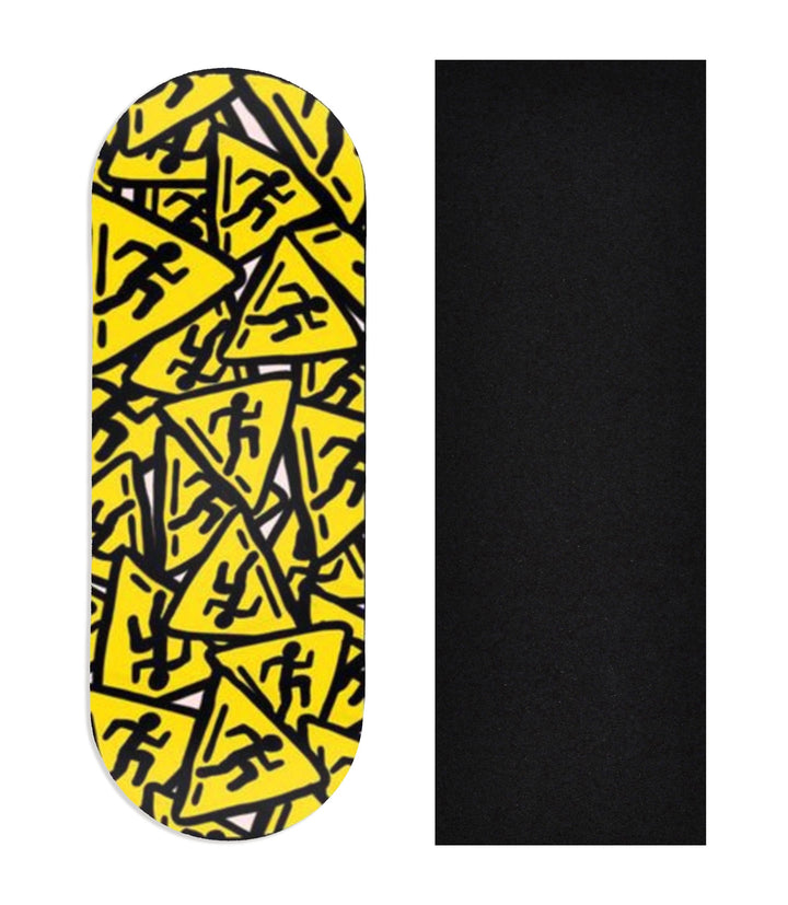 Teak Tuning Heat Transfer Graphic Wooden Fingerboard Deck, @dollhouse.fb - Entry #138 34mm Deck