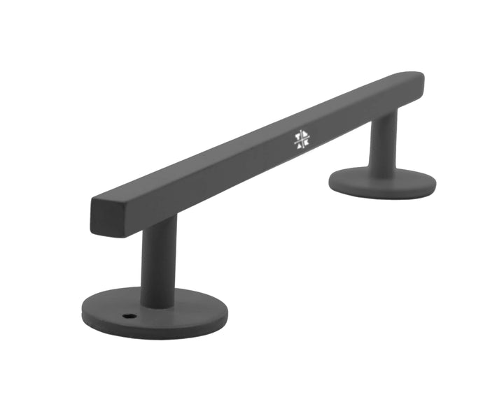 Teak Tuning Straight, Square Fingerboard Rail, 10" Long - Steel Construction - Grey Mist