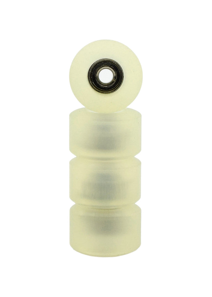 Teak Tuning Apex 71D Urethane Fingerboard Wheels, New Street Shape, Ultra Spin Bearings - UV Moon Colorway - Set of 4