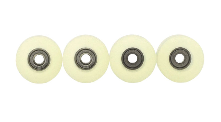 Teak Tuning Apex 71D Urethane Fingerboard Wheels, New Street Shape, Ultra Spin Bearings - UV Moon Colorway - Set of 4