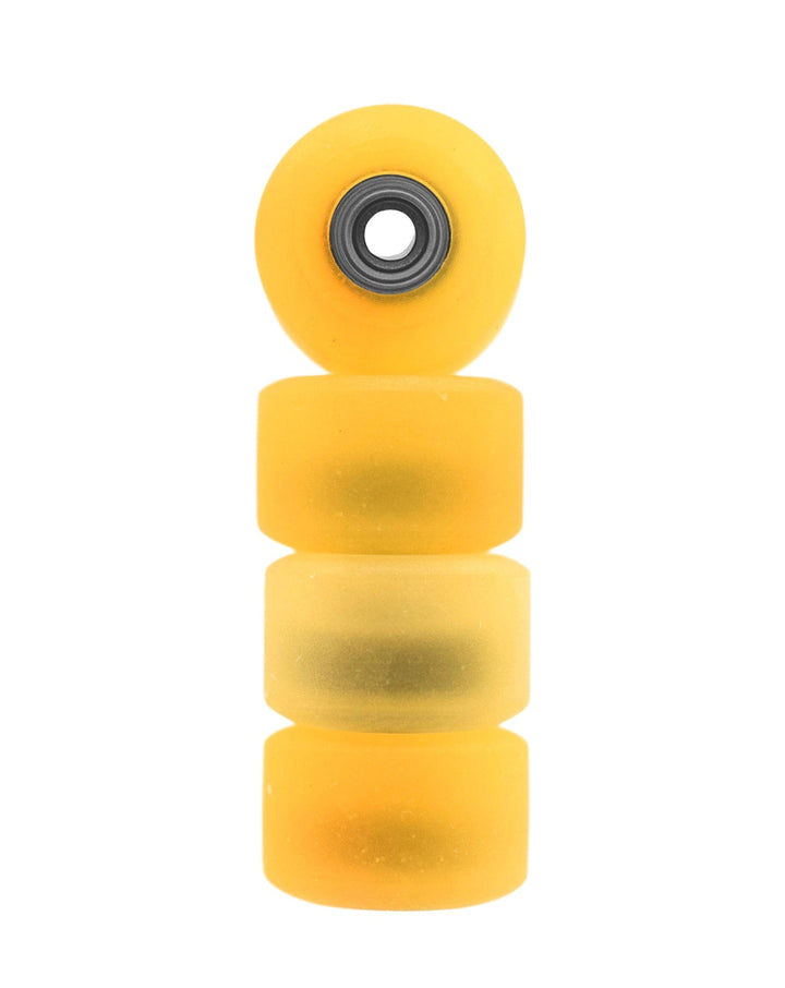 Teak Tuning Apex New Street Wheels - 61D Urethane - ABEC-9 Bearings - "Yellow Sol"