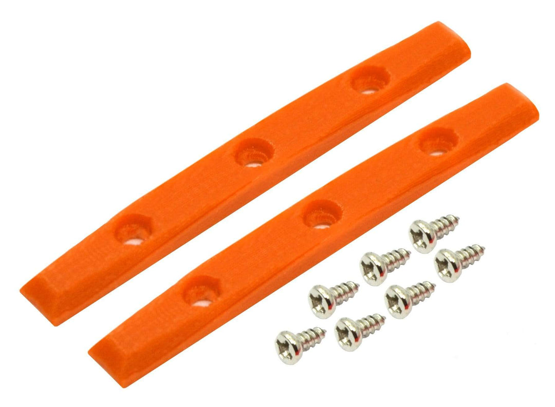 Teak Tuning Gem Edition Board Rails (Screws Included) - Orange Orange