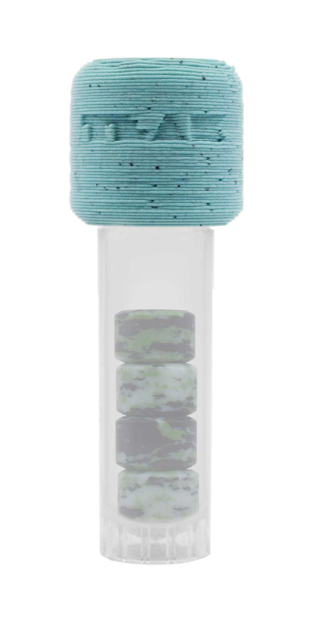 Teak Tuning *LIMITED RUN* Apex 65D All Terrain Polymer (ATP) Fingerboard Wheels, New Street Shape - Digital Swirls, Limited Series - Premium ABEC-9 Stealth Bearings -Zombie Swirl Colorway - Set of 8