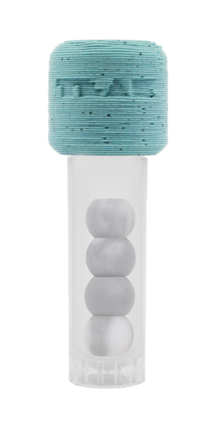 Teak Tuning Apex 61D Urethane Fingerboard Wheels, Globe Shape, ABEC-9 Stealth Bearings - Luna Colorway - Set of 4