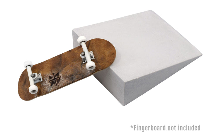 Teak Tuning Monument Series Concrete Kicker Ramp, Medium - 1 Inch Tall, 4 Inches Long - "Sterling Gray" Colorway