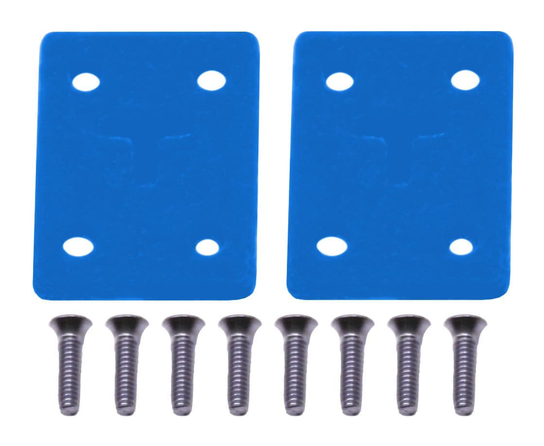 Riser Pad Kit (Includes 8 Long Screws) Light Blue Teak Tuning Pro