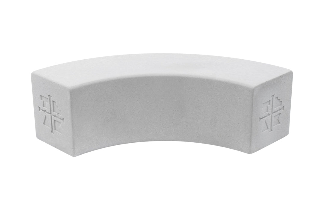 Teak Tuning Monument Series Concrete 90° Loaf Obstacle - 6.5" Long, 2" Tall - "Sterling Gray" Colorway