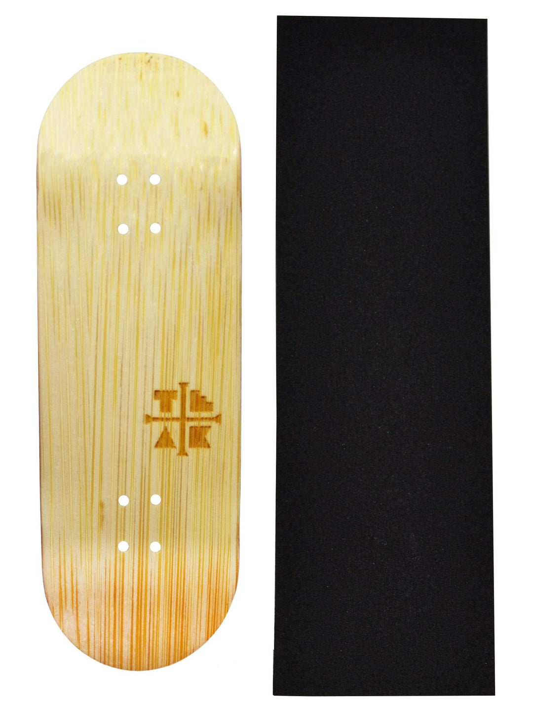 Teak Tuning PROlific Wooden Fingerboard Deck, "Bamboo Samurai" - 32mm x 97mm