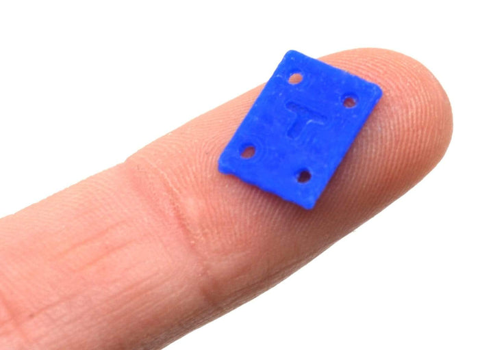 Teak Tuning Riser Pad Kit (Includes 8 Long Screws) - Blizzard Blue