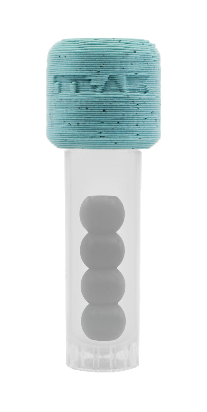 Teak Tuning Apex 61D Urethane Fingerboard Wheels, Globe Shape, ABEC-9 Stealth Bearings - Black Hole Colorway - Set of 4