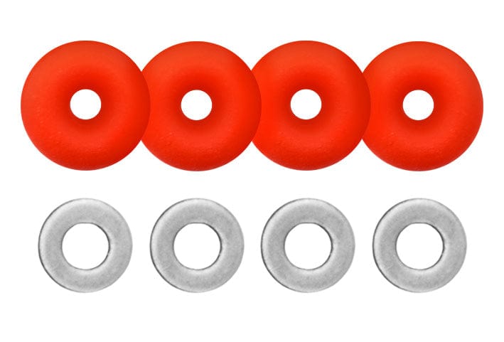 Teak Tuning O-Ring Bushings Pro Duro Series - Multiple Durometers - Red 71A