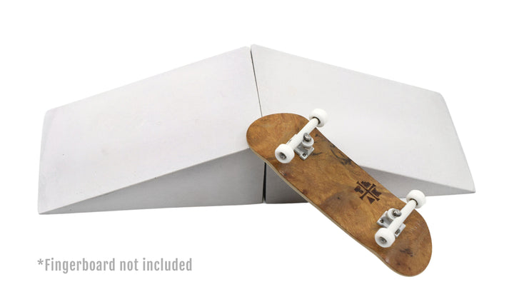 Teak Tuning 2PK Monument Series Concrete Kicker Ramps, Medium - 1 Inch Tall, 4 Inches Long - "Sterling Gray" Colorway