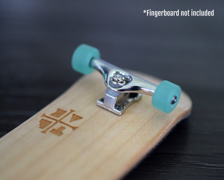 Teak Tuning Prodigy Swerve Trucks, 32mm - Polished Silver Colorway