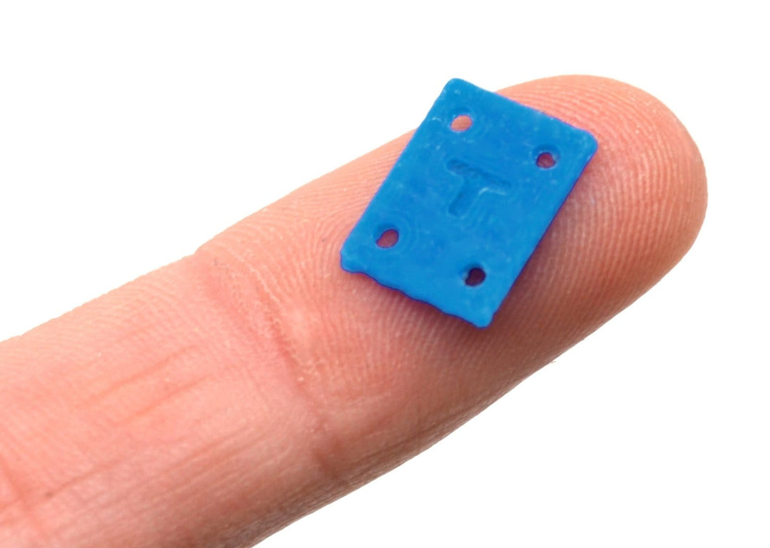 Teak Tuning Riser Pad Kit (Includes 8 Long Screws) - Light Blue Light Blue