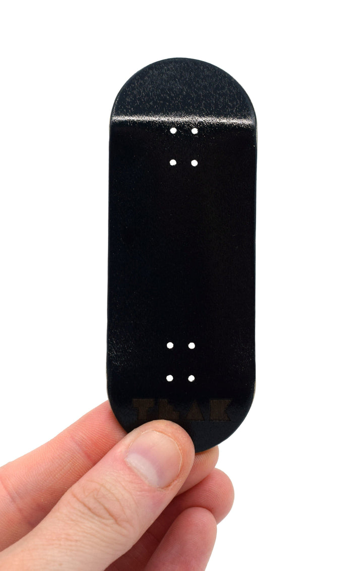 Teak Tuning PROlific Wooden 5 Ply Fingerboard Deck 35x95mm - Black Mamba - with Color Matching Mid Ply