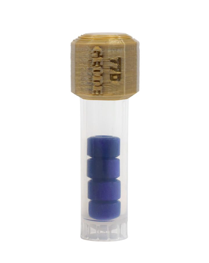 Teak Tuning Apex Urethane Fingerboard Wheels, New Street Style, Geode Series - ABEC-9 Stealth Bearings - 77D - Galaxy Agate Swirl Colorway