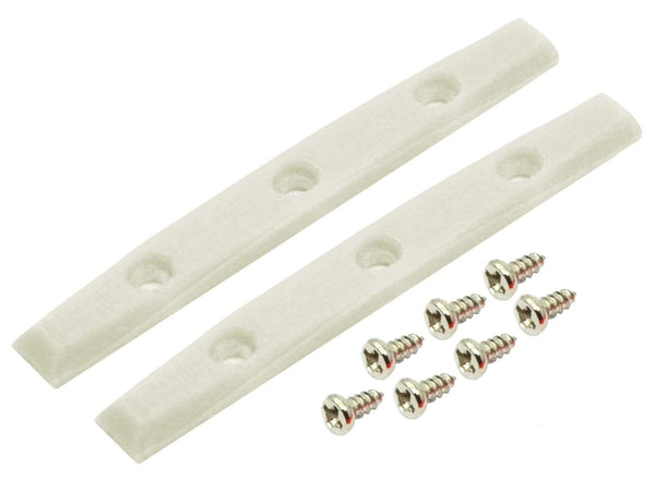 Gem Edition Board Rails (Screws Included) - Glow In The Dark (Off-White to Green Glow)