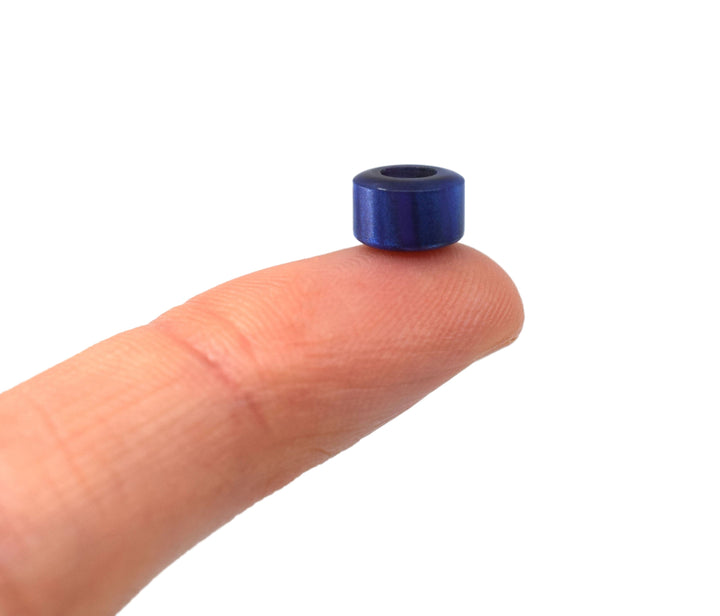 Teak Tuning Apex Urethane Fingerboard Wheels, New Street Style, Geode Series - ABEC-9 Stealth Bearings - 77D - Galaxy Agate Swirl Colorway