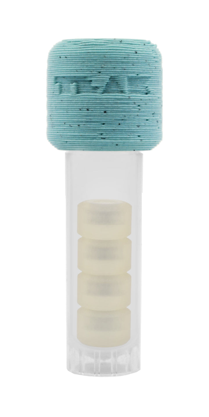 Teak Tuning Apex 61D Urethane Fingerboard Wheels, New Street Shape, Ultra Spin Bearings - Honey Colorway - Set of 4