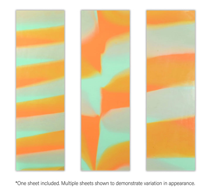 Teak Tuning Pro Duro Grip Tape, Teal & Orange Swirl - 35mm x 110mm