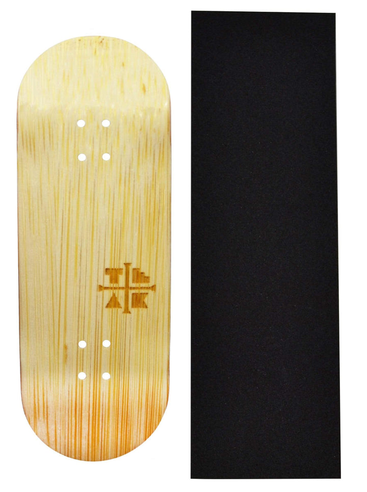 Teak Tuning PROlific Wooden Fingerboard Deck, "Bamboo Samurai" - 34mm x 97mm