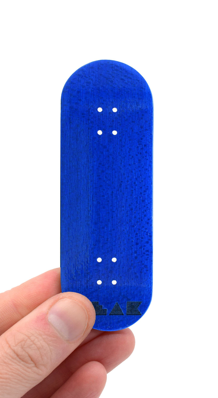 Teak Tuning PROlific Wooden 5 Ply Fingerboard Deck 32x95mm - Blizzard Blue - with Color Matching Mid Ply