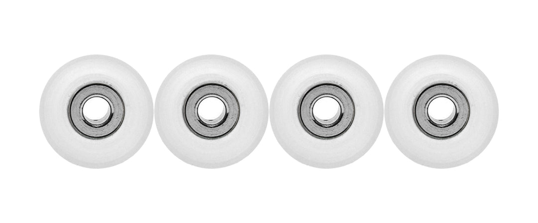 Teak Tuning Eco 85D CNC Poly Wheels - Rounded Shape - Clear Colorway