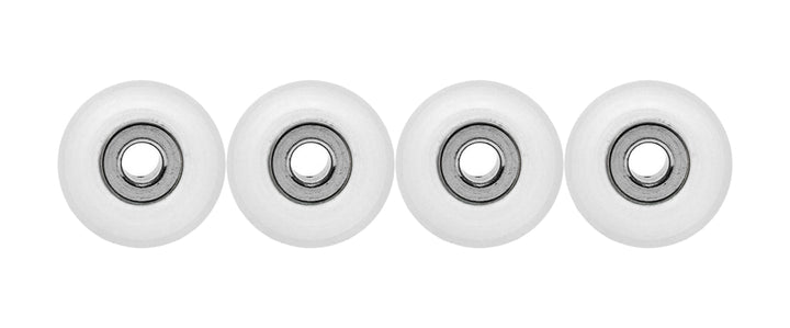 Teak Tuning Eco 85D CNC Poly Wheels - Rounded Shape - Clear Colorway