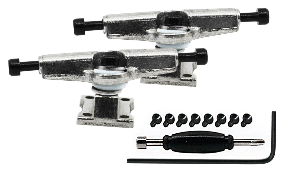 Teak Tuning Allen Key Kingpin Style Trucks - Silver Chrome