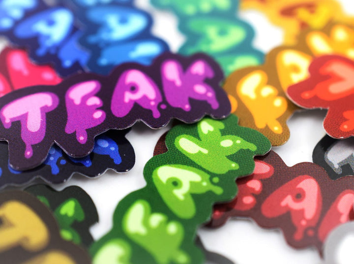 Teak Tuning Pro Fingerboards Teak Drip Sticker Pack 2022 Version (16 Colorways)