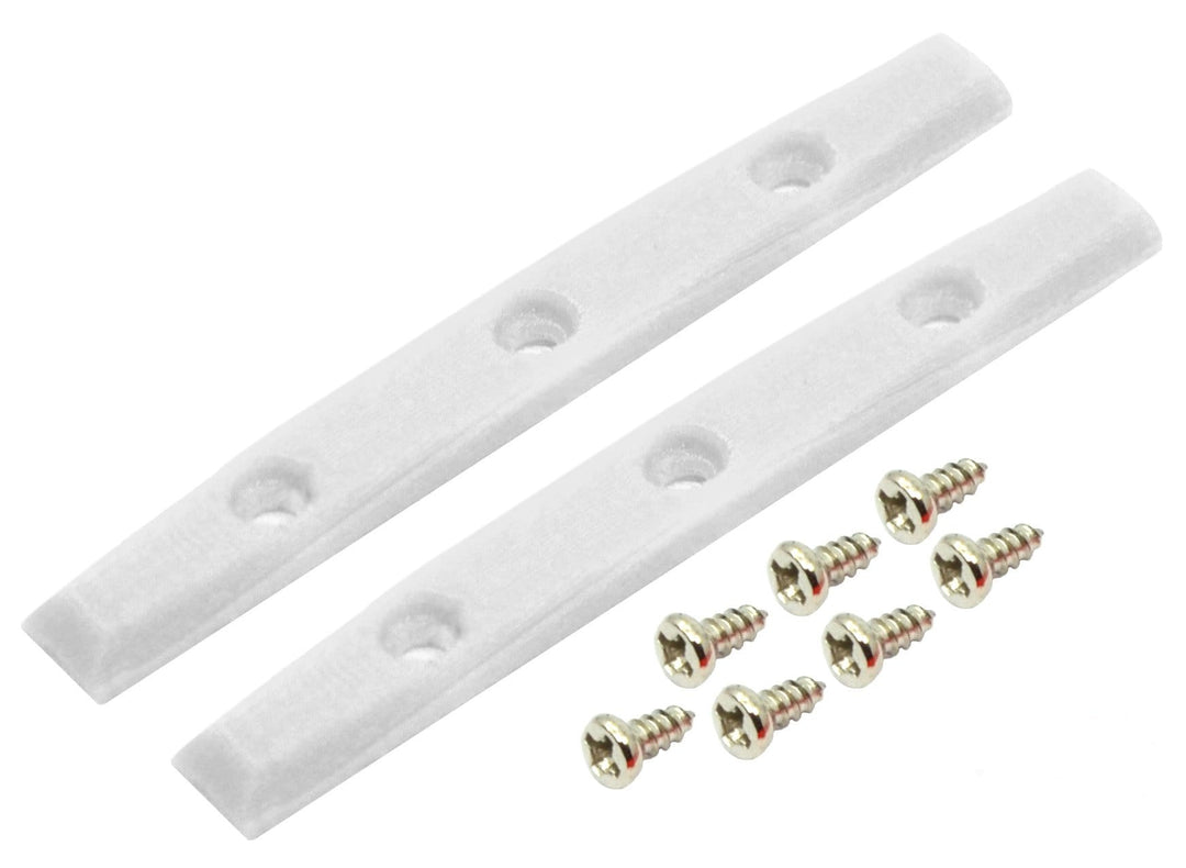 Teak Tuning Gem Edition Board Rails (Screws Included) - White White