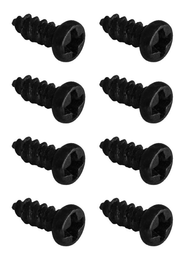 Teak Tuning Black Screws 1 Pack (8 Screws)