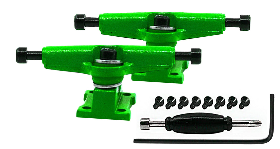 Teak Tuning Allen Key Kingpin Style Trucks - Green