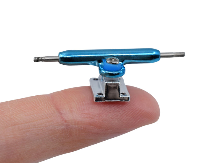 Teak Tuning Prodigy Pro Inverted Fingerboard Trucks, 34mm - Electric Blue Colorway