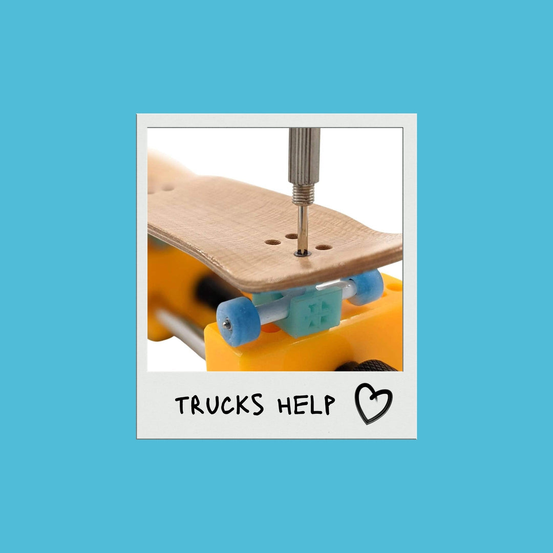 How Can I Put My Fingerboard Trucks On So They Don't Fall Off?