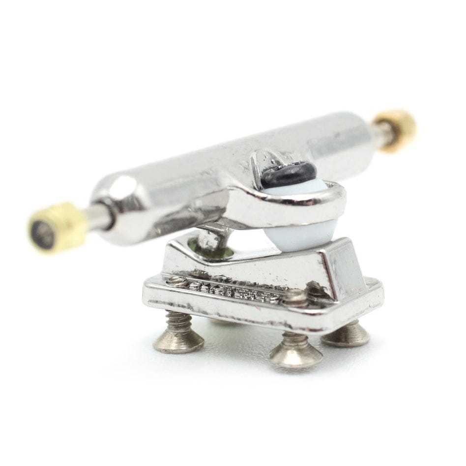 Teak Tuning Pro Fingerboards 33mm Professional Blistered Fingerboard Trucks - Silver Chrome